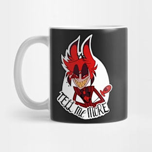 Intrigued Alastor Sticker Mug